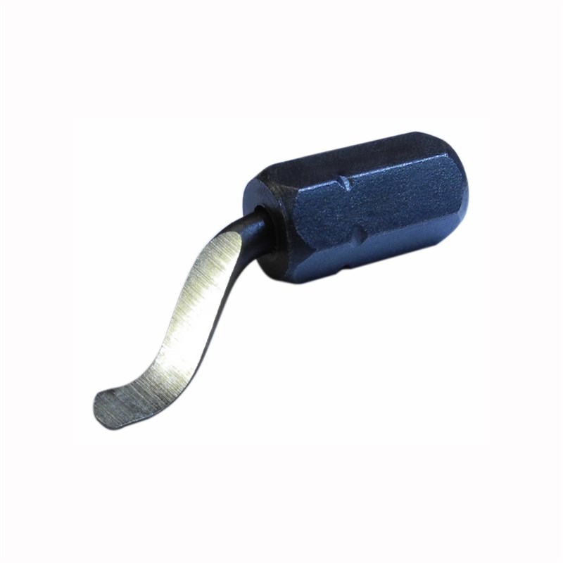 Embout 1/4 avec lame d'ébavurage tournant